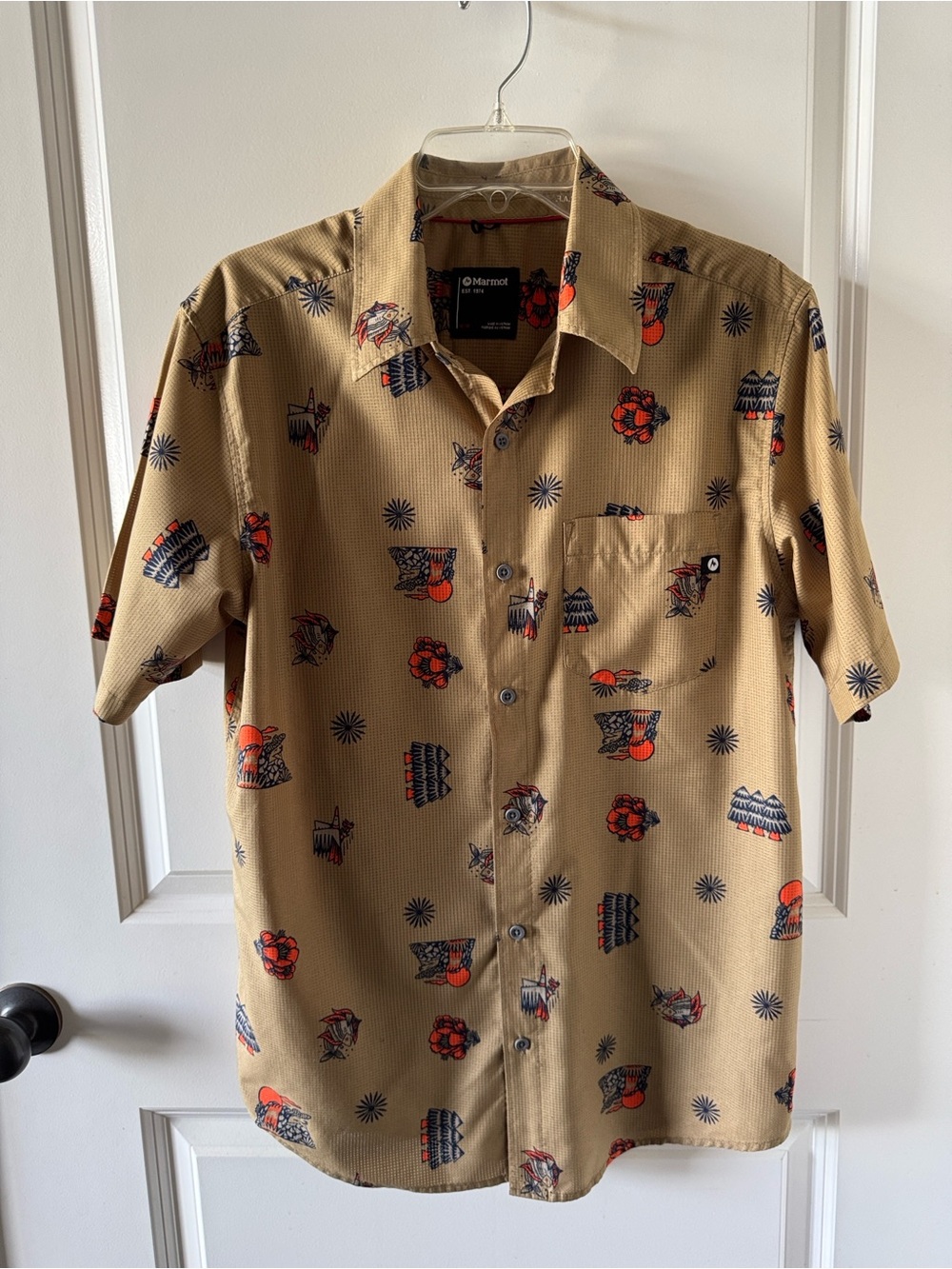 Marmot Syrocco Short Sleeve Shetland DJ Javier shirt - Picture 2 of 11